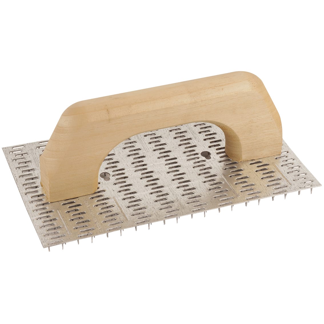 Krabblok 250x150mm Metaal Met Houten Handgreep