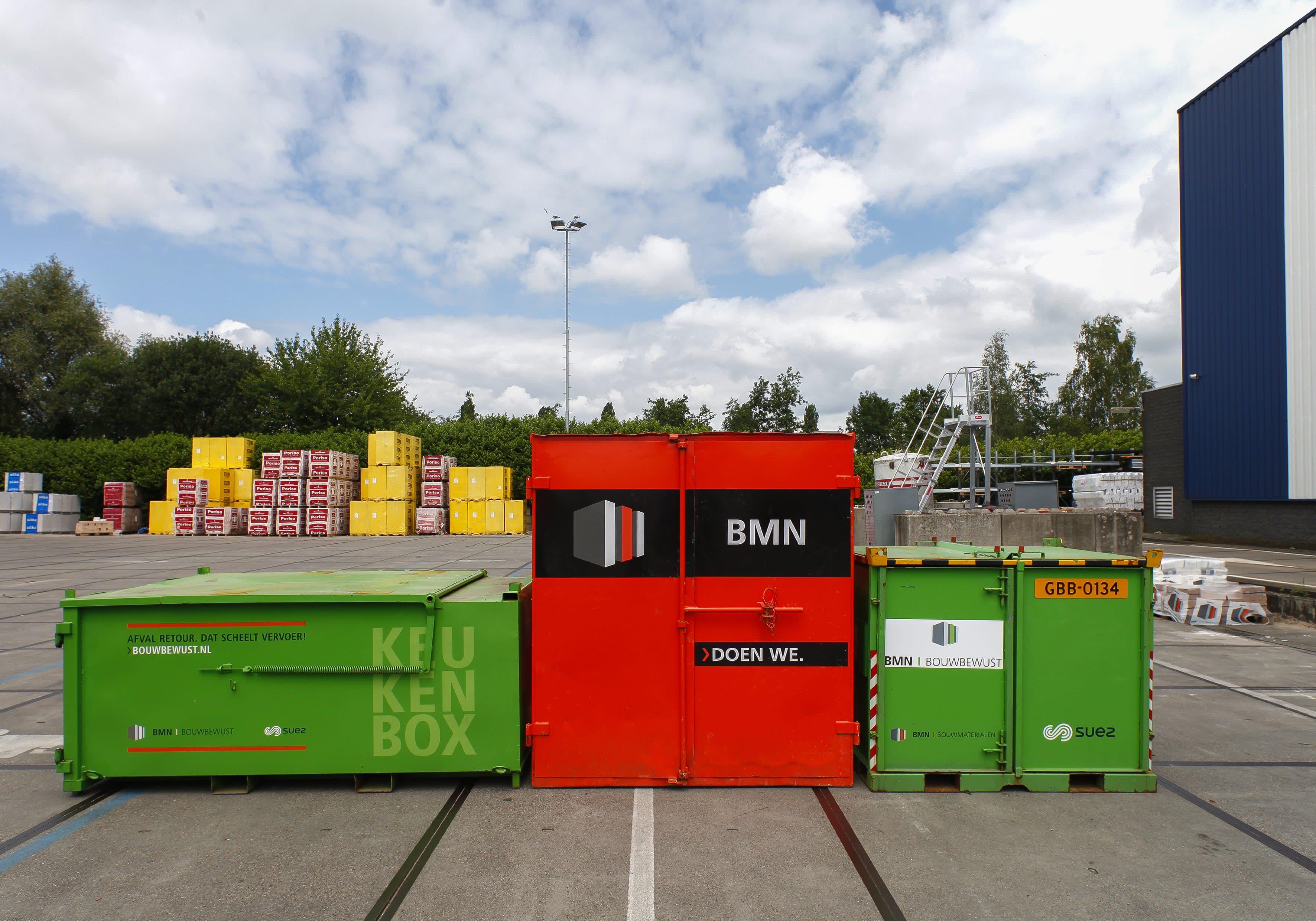 Leveren Container 12m³ (3x1,7x2 m) Per Stuk Per Keer