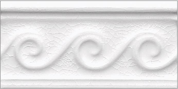 Product afbeelding voor Strip Modernista Relieve Olas Marfil 7,5x15cm Glanzend