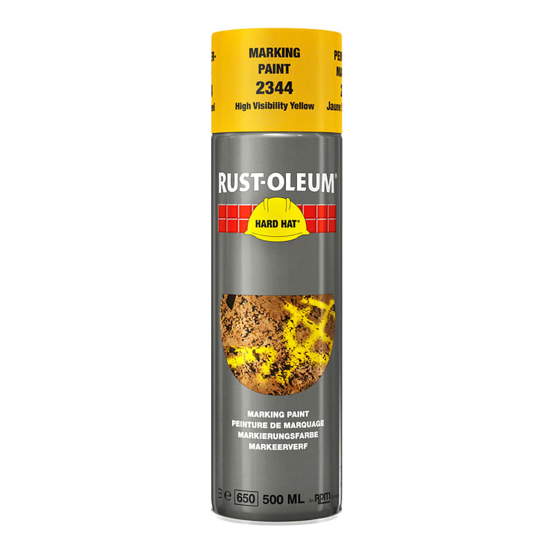 Rust-Oleum Hard Hat Markeerverf 2344 500ml Geel