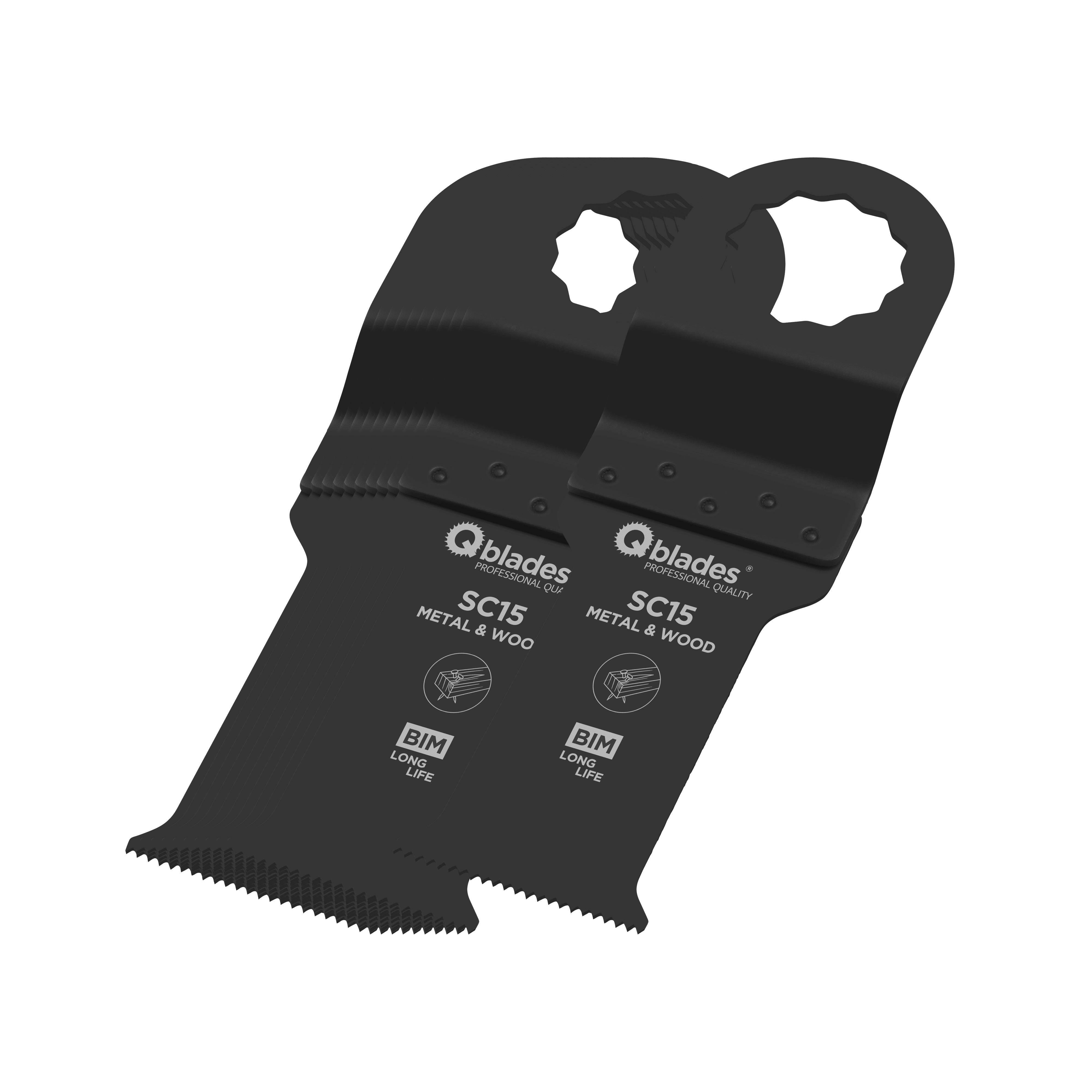 Qblades Multitoolzaagblad SC15 28x60mm Bi-Metaal 11st