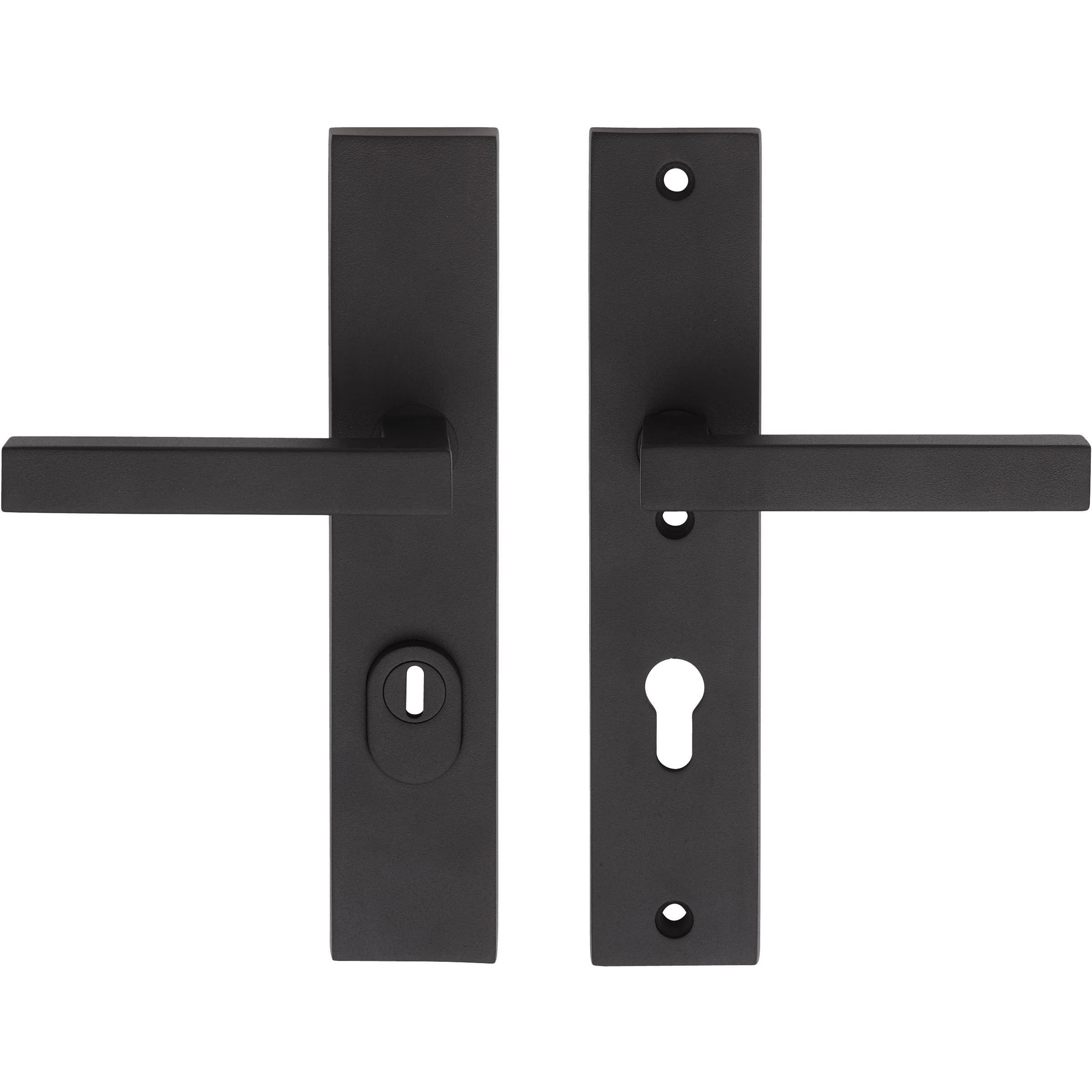 Skantrae Hang&Sluitwerkpakket 83 231 R2 Zwart Tarvos Recht 2x Kruk Meerpuntssluiting En 4x AXA Scharnier