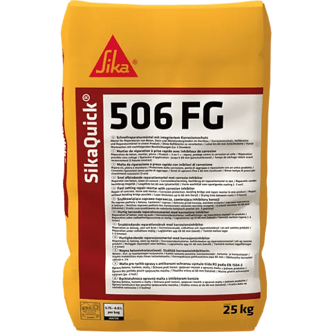 Product afbeelding voor SikaQuick-506 FG Reparatiemortel Zak 25kg