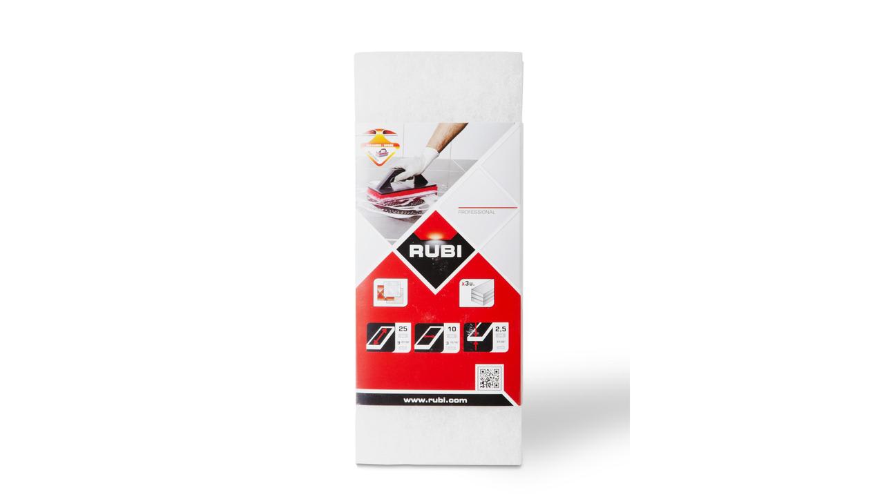 Rubi Reserve Schuurspons 25cm Zeer Zacht Wit 3st