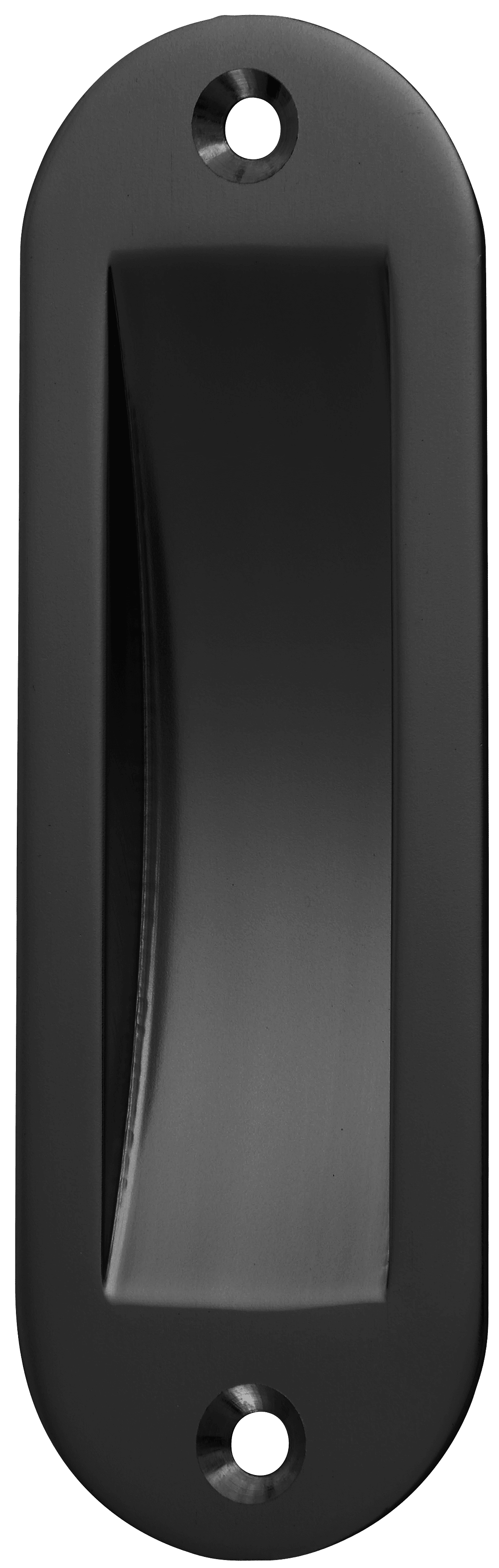 Hermeta Schuifdeurkom 4560 Ovaal 120x40mm Aluminium Zwart