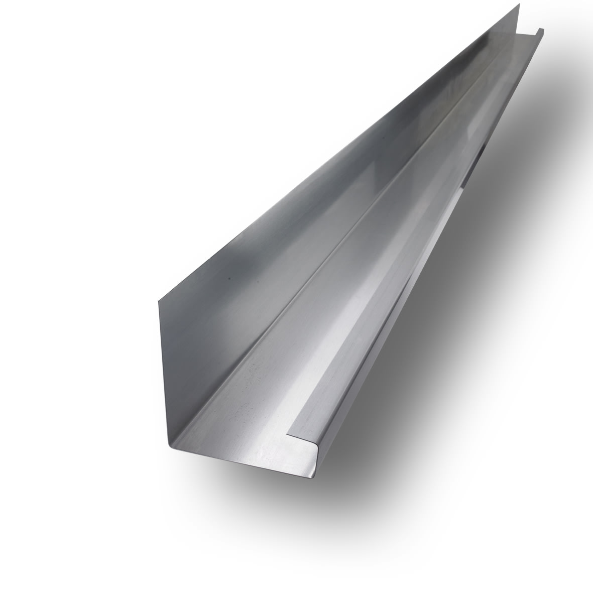 Wentzel Rheinzink Walsblank Verholengoot 90gr Lengte 3m