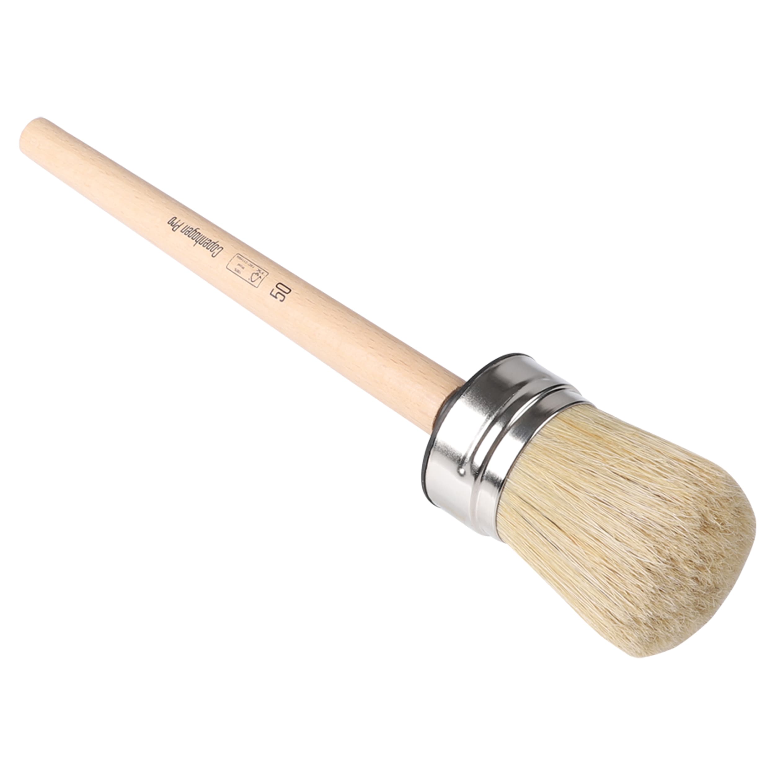 Copenhagen Pro Ronde Kwast Teerkop 50 Wit Haar