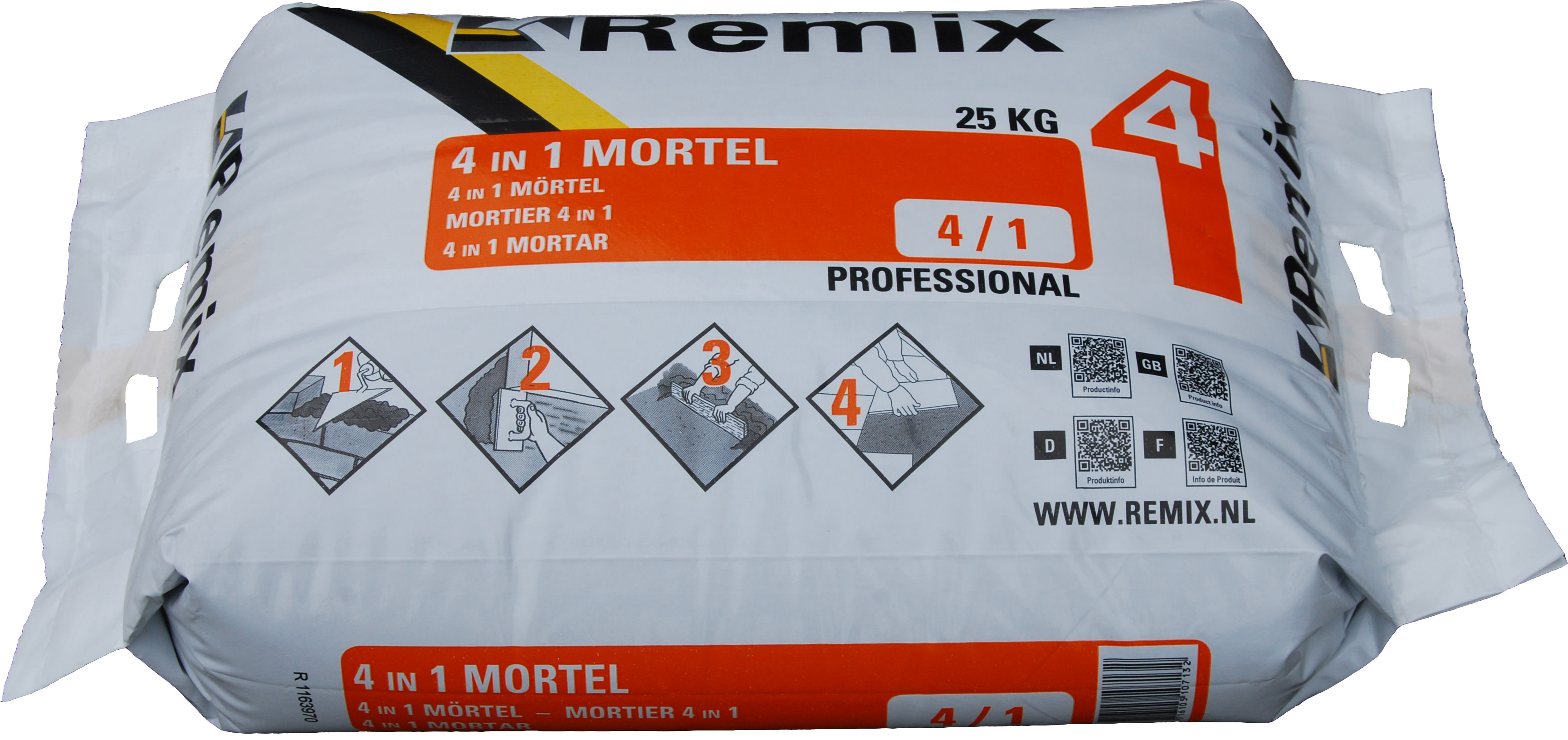 Remix 4 in 1 Mortel 25kg