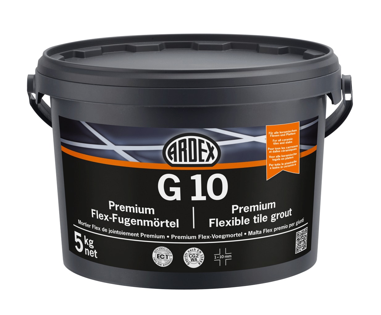 Ardex G10 Flex Premium Voegmortel 5kg Grijs