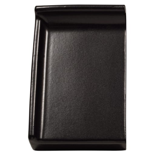 Kloosterwaard Einddorpel Links 16cm Zwart Opstaande Rand 20mm Kering