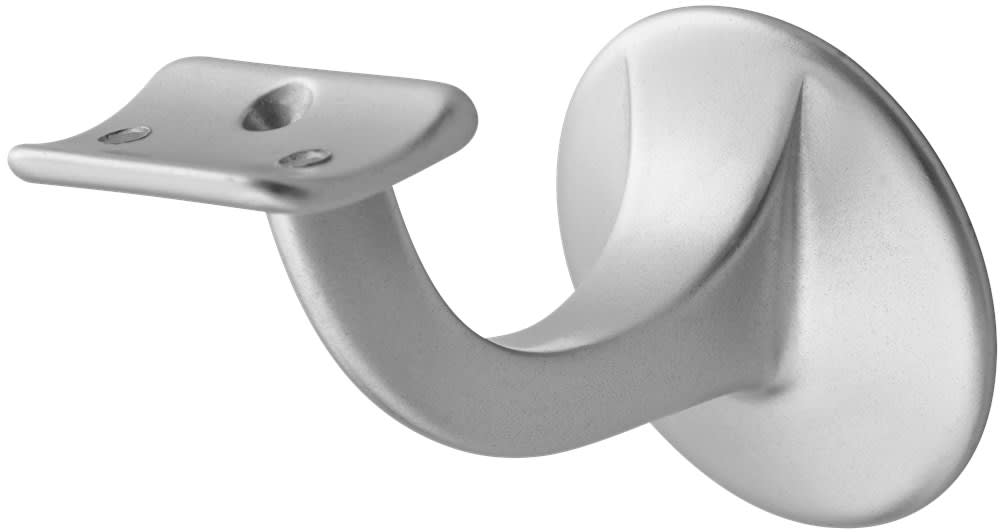 Hermeta Leuninghouder 65mm Hol Stokschroef 3501 Naturel Aluminium