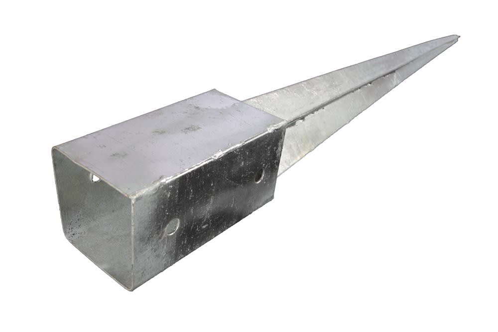 Paalhouder Met Punt 71x750mm Thermisch Verzinkt