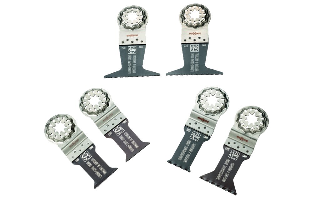 FEIN Invalzaagbladenset Best Of E-Cut Starlock Voor Hout/Metaal 6st