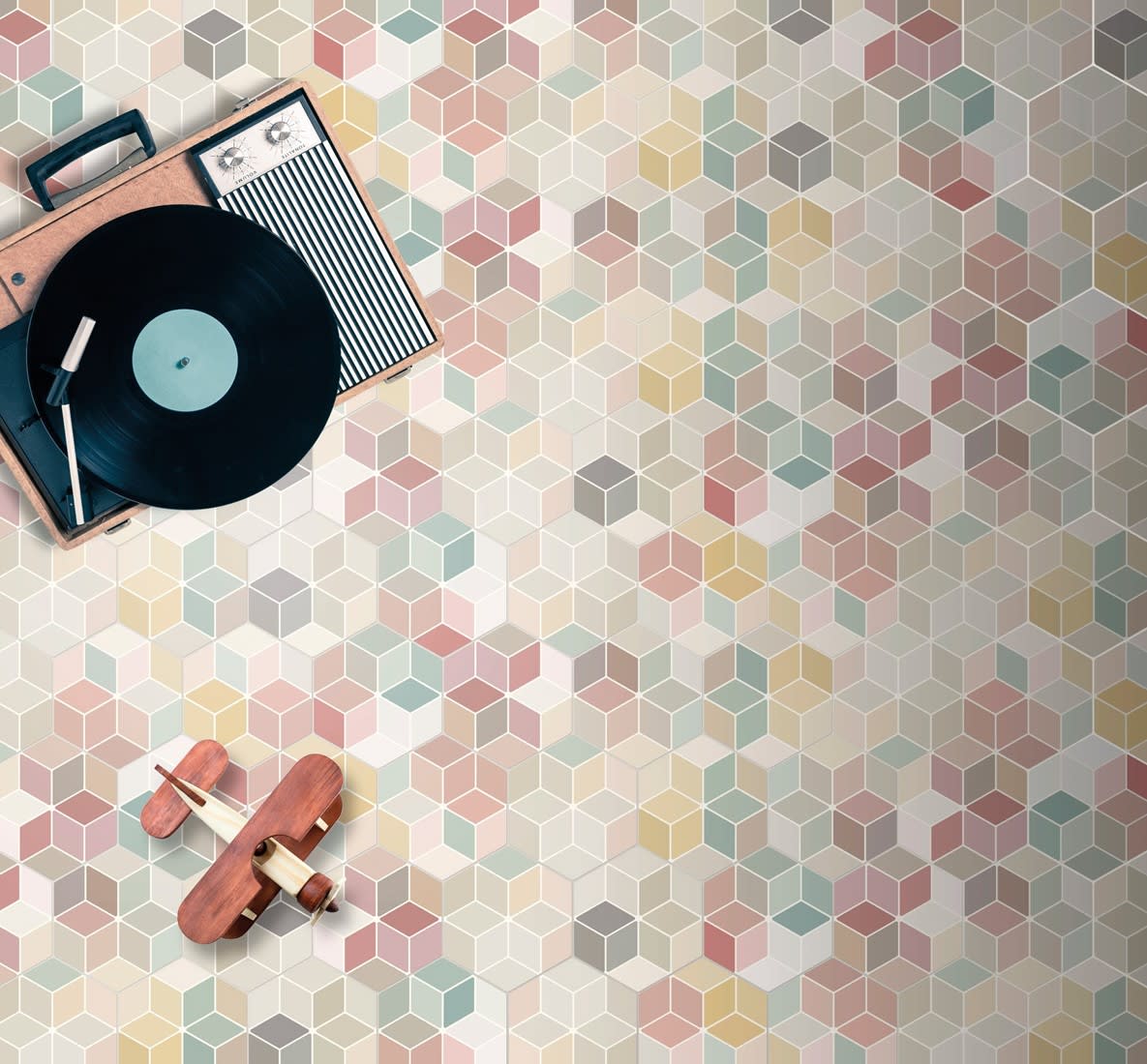 Product afbeelding voor Decortegel Minima 8.6 Multi Color 15x17cm 9mm Mat R9