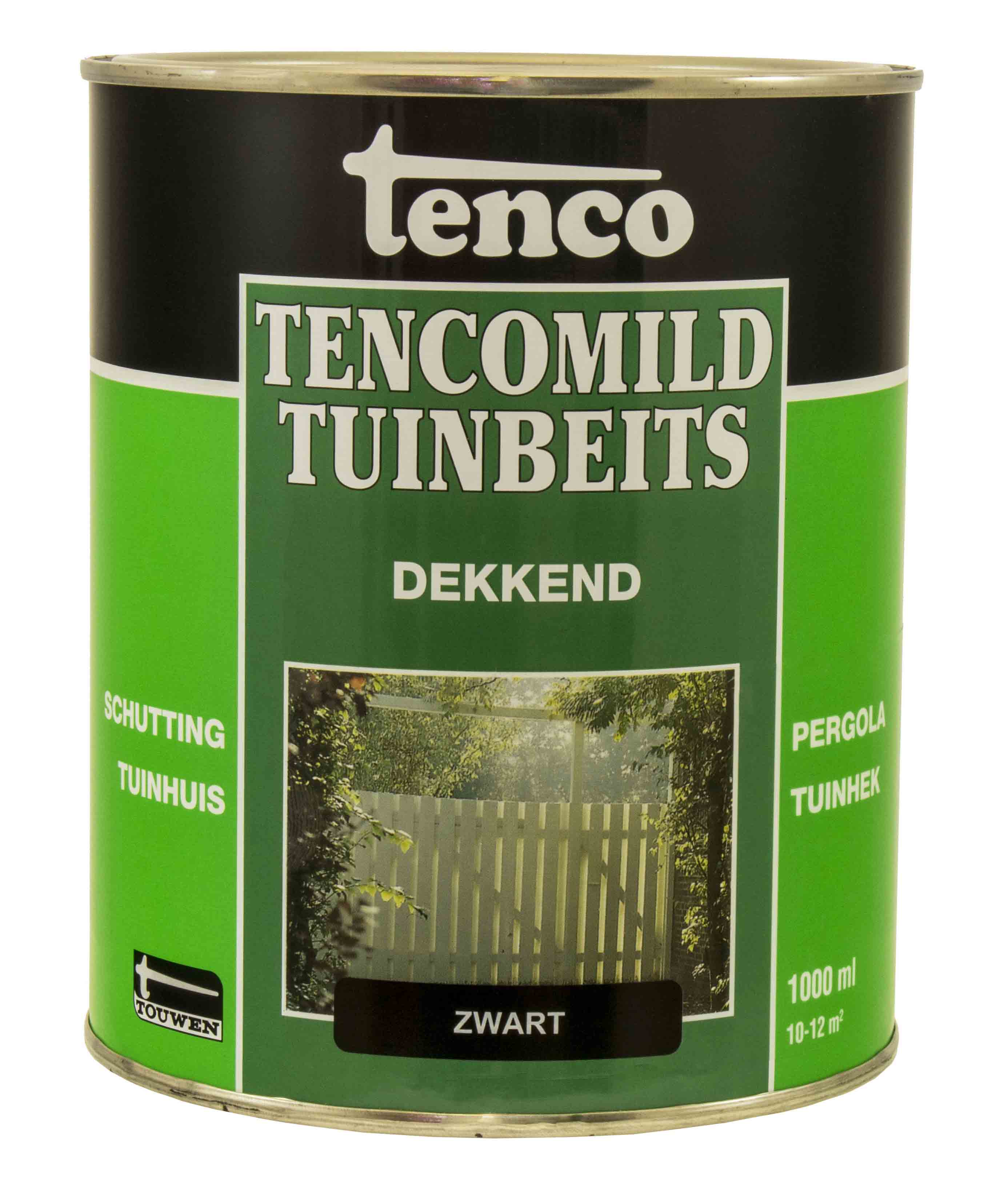 Tencomild Tuinbeits Dekkend 1L Zwart