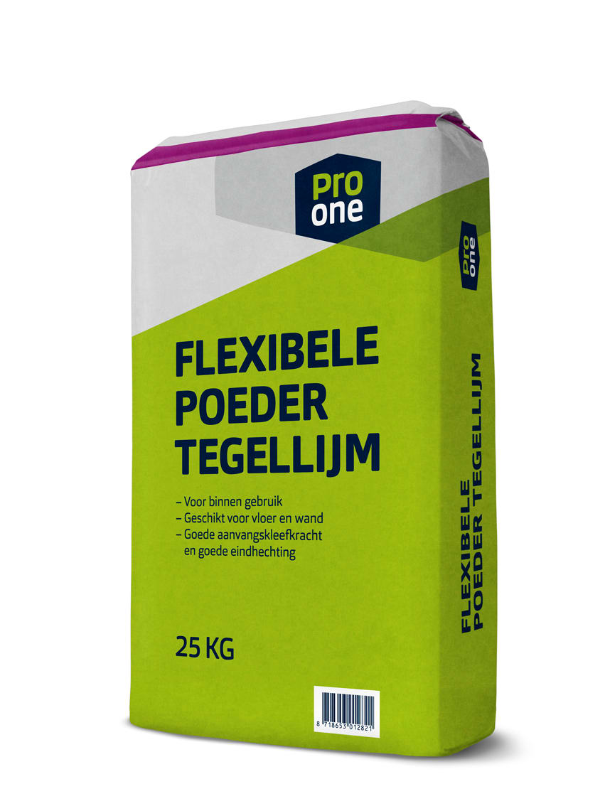 ProOne Flexibele Poedertegellijm 25kg