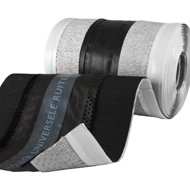 Monier Ruiterrol Universeel Optivent 300-340mm 5m Zwart