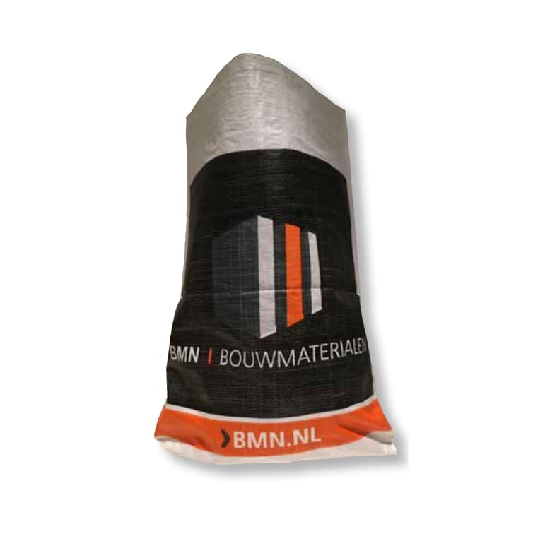 Product afbeelding voor BMN Puinzak PP Geweven 50x73cm Dubbelzijdig Bedrukt Wit