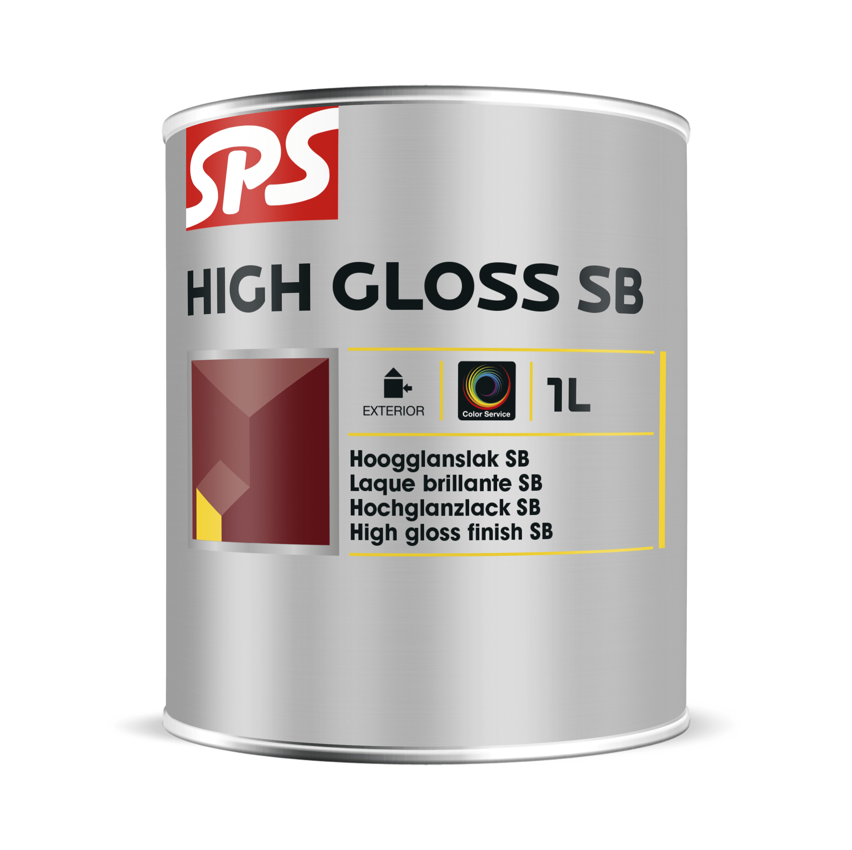SPS High Gloss SB Hoogglanslak Buiten 1L Basis TR