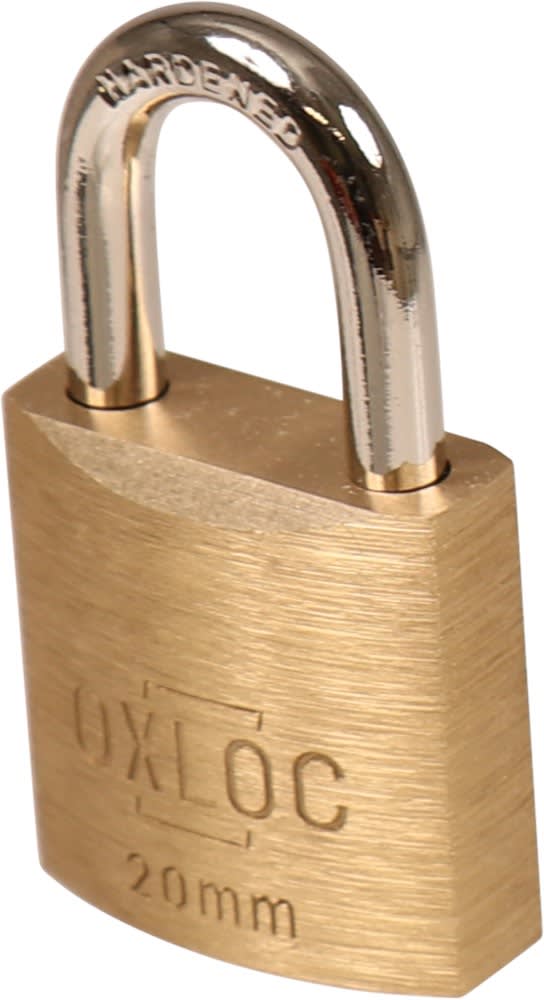 Oxloc Hangslot Verschillend Sluitend 20mm Staal Met 2 Sleutels