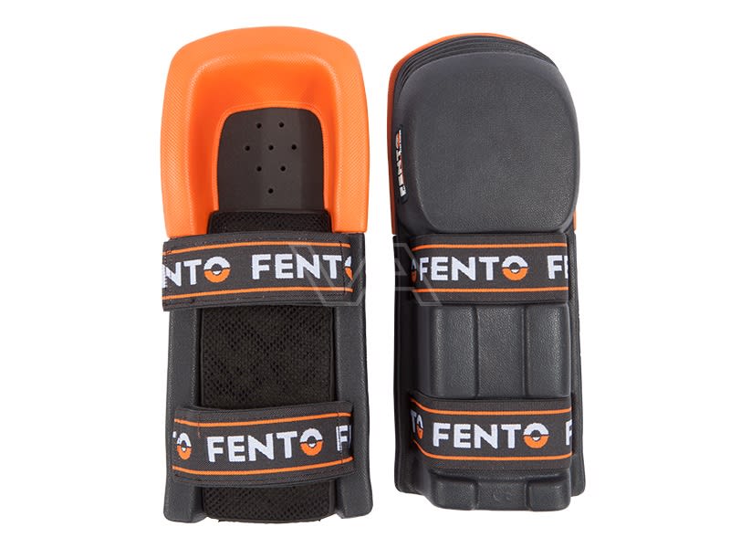 Fento Kniebeschermer 400 Pro Kunststof Zwart/Oranje