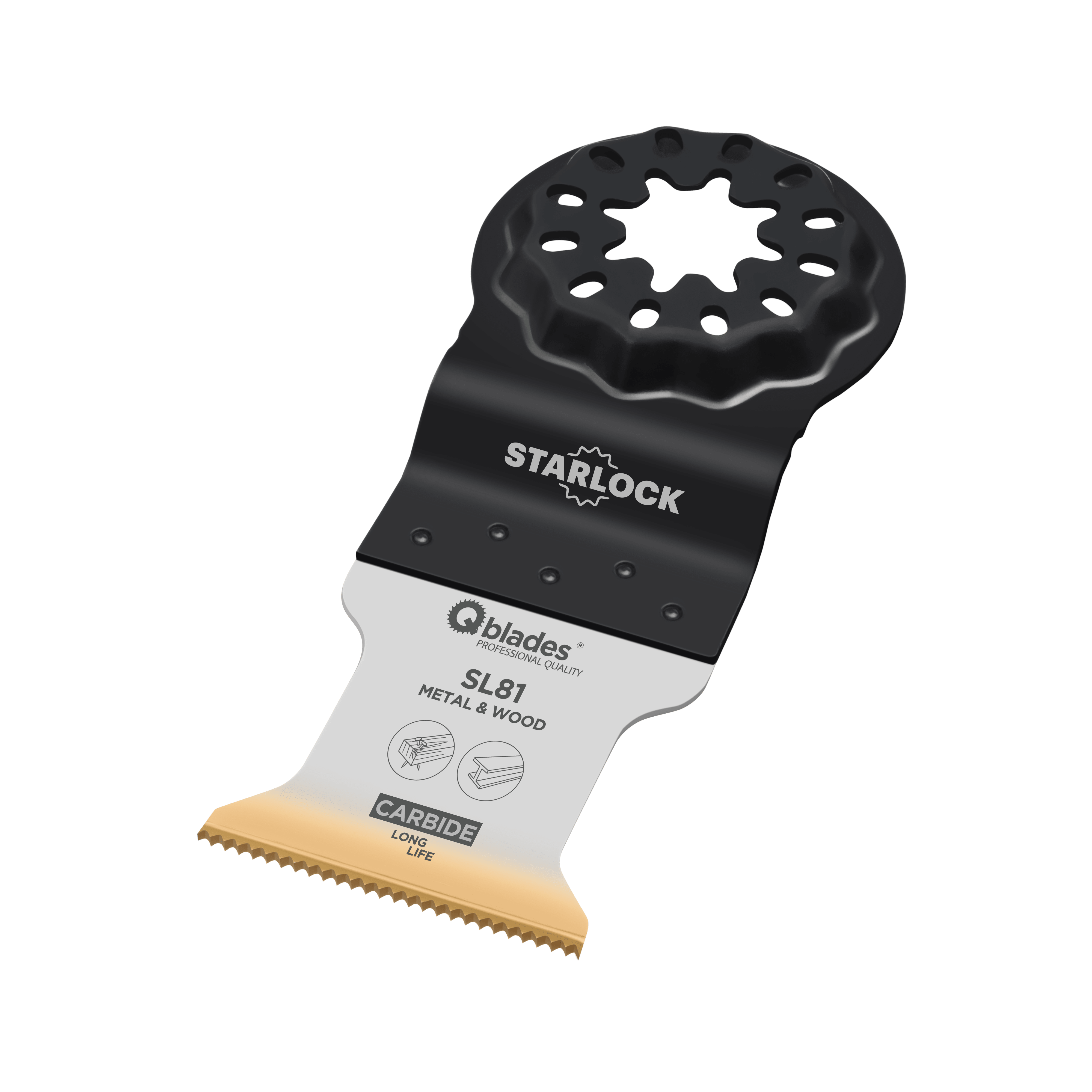 Qblades Multitoolzaagblad Carbidepro SL81 35x45mm 20TPI 1st