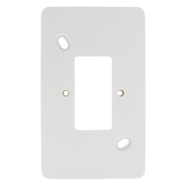 Product afbeelding voor Attema P25 Montageplaat Opbouw Dubbel Polarwit