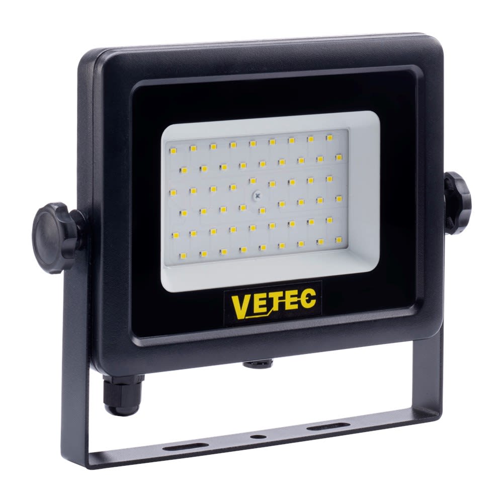 Vetec Bouwlamp Comprimo VLD 50.1 LED 50W Klasse I Met Kabel 5m Zwart