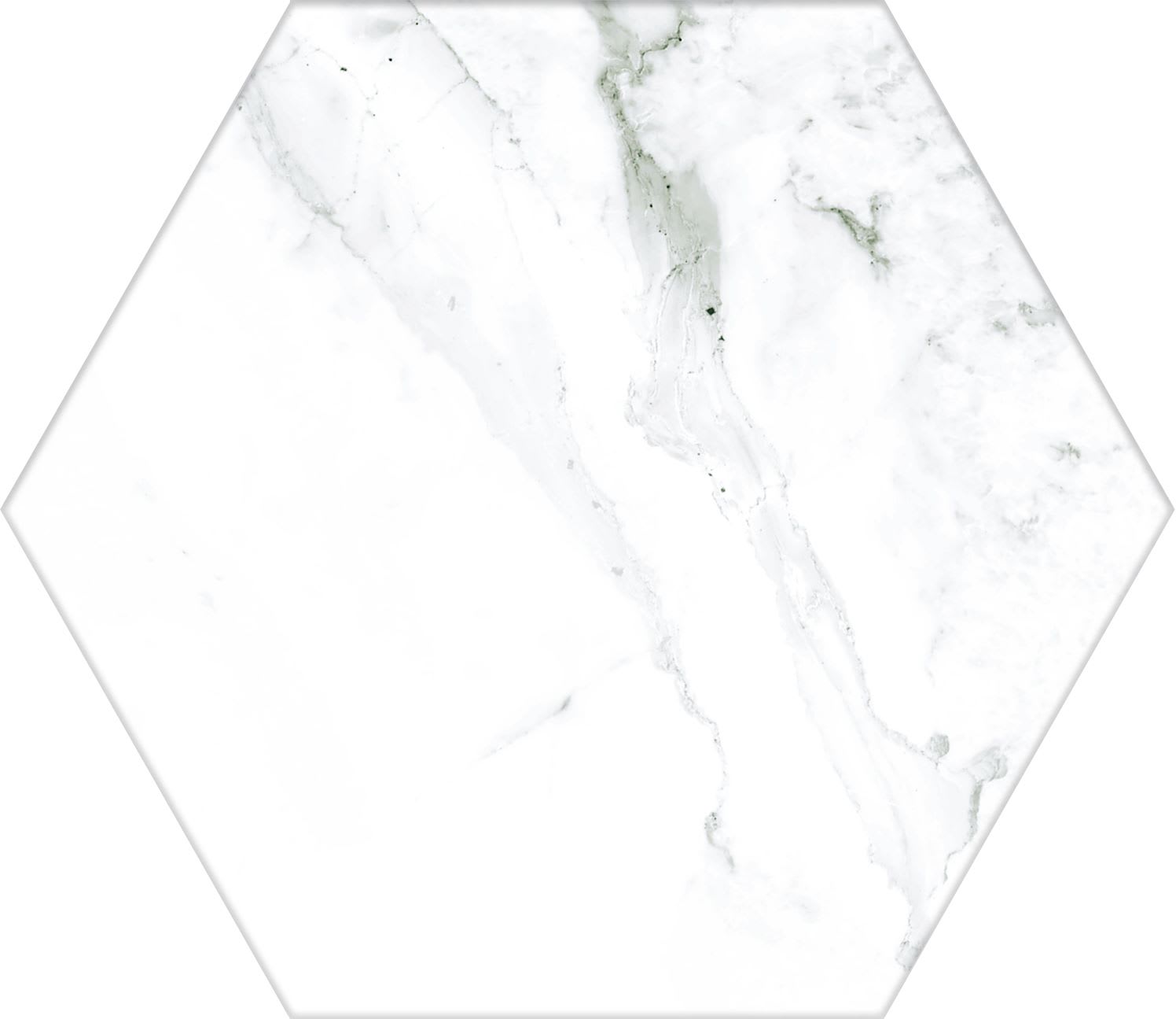 Product afbeelding voor Decortegel Hex25 Calacatta 22x25cm 10mm Mat R9