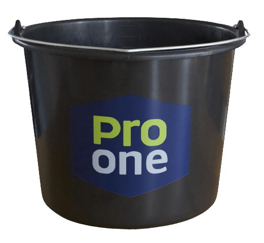 ProOne Bouwemmer Gripline-D 12L Met Knopbeugel