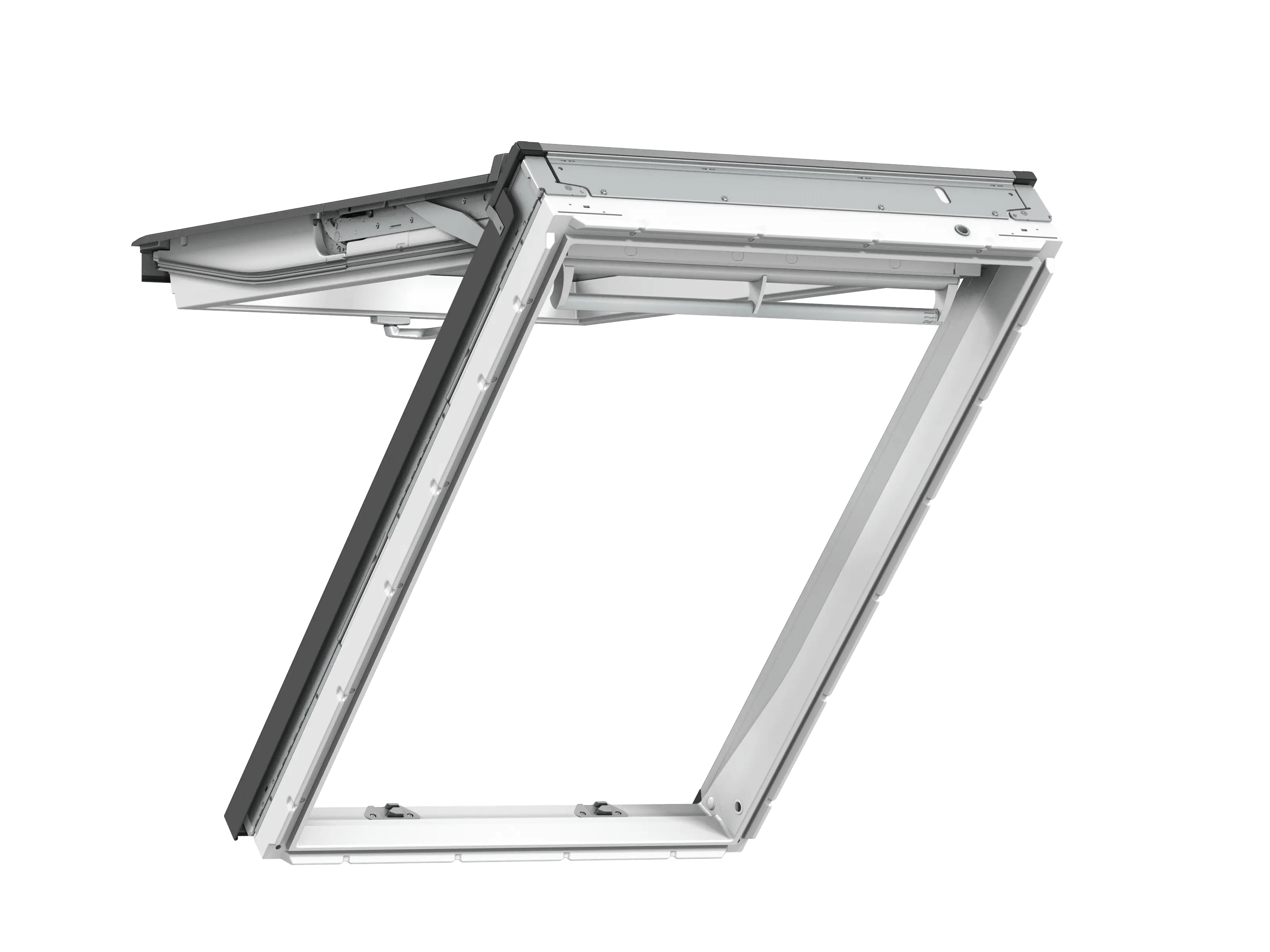 Product afbeelding voor VELUX Dakraam GPU MK10 0070 Veiligheidsglas 78x160cm Grenen Wit Polycarbonaat Vochtwerend 100% PEFC