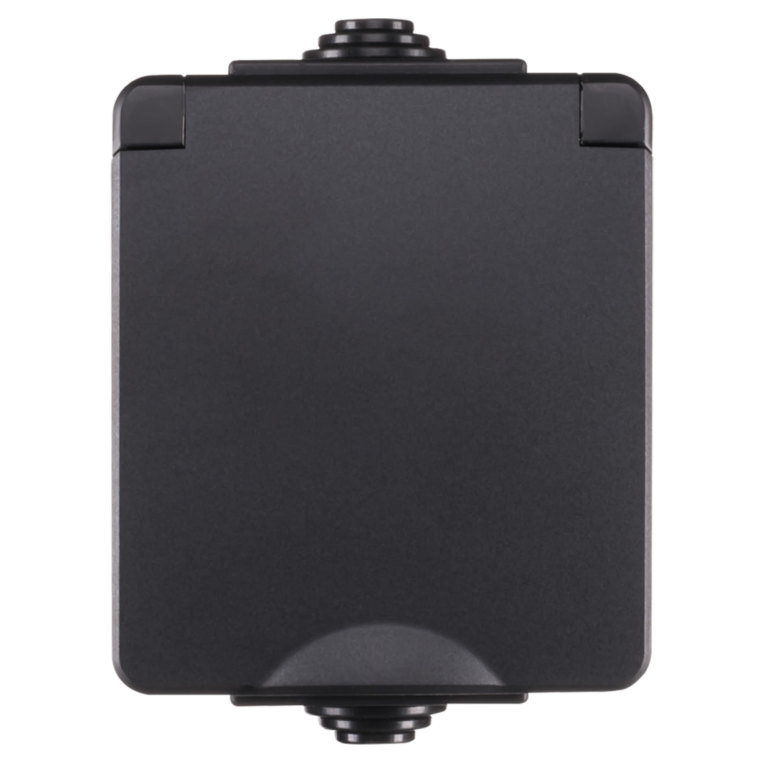 ION Industries Contactdoos Opbouw 1-Voudig Randaarde IP54 Zwart