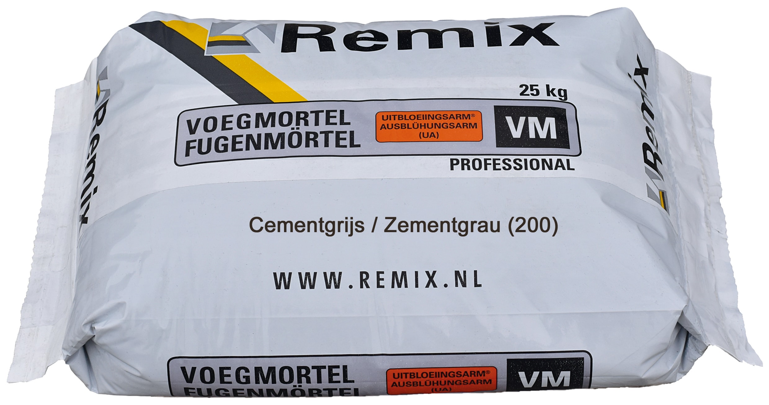 Remix Voegmortel Uitslagarm VM 25kg Cementgrijs 200