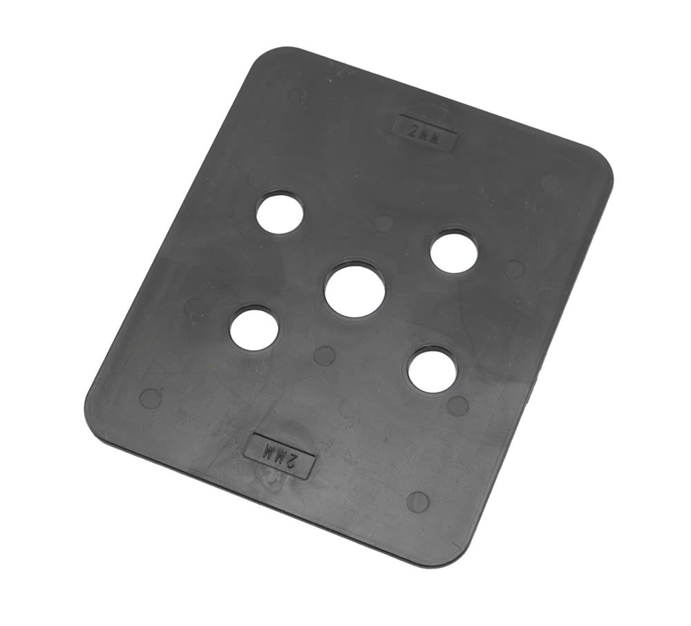 GB Hogedrukplaat 100x120x2mm Drukbelasting 16200kg 349202