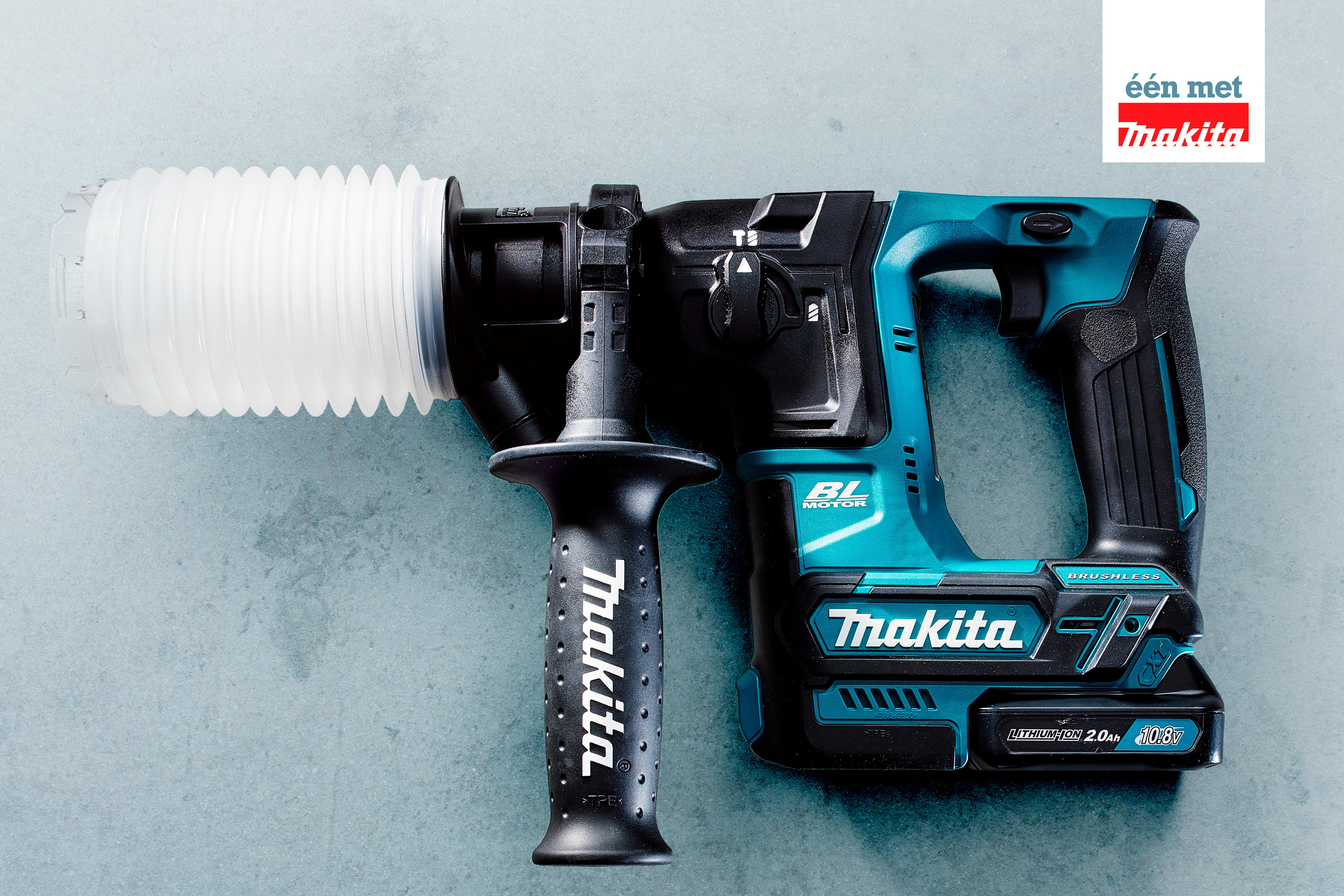 Product afbeelding voor Makita Accu Boorhamer HR166DZJ 10,8V