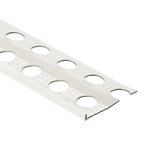 Slimgrip Stucstopprofiel SG1236 300cm 3mm Verzinkt Wit