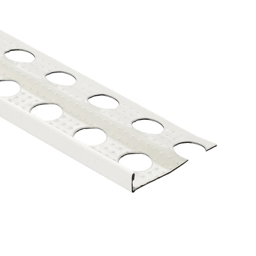 Slimgrip Stucstopprofiel SG1216 270cm 6mm Verzinkt Wit