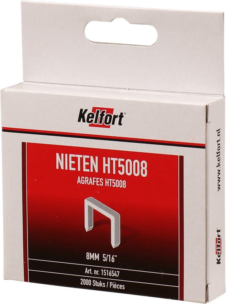 Kelfort Niet HT5008 8mm Verzinkt 2000st