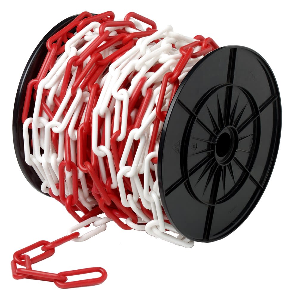 Product afbeelding voor DX Ketting 6mm Kunststof Rood/Wit