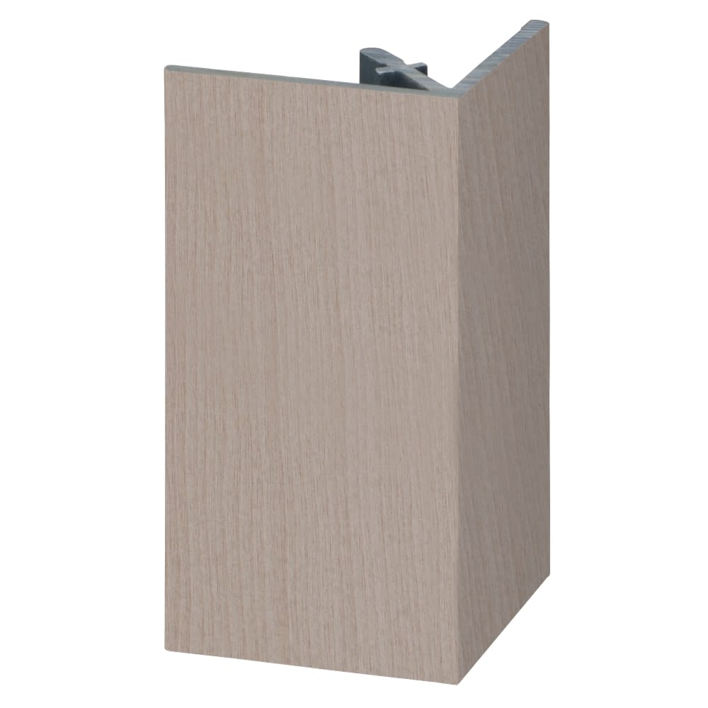 Keralit Uitwendig Rechthoekprofiel 46x46mm 400cm Vergrijsd Ceder Classic Nerf