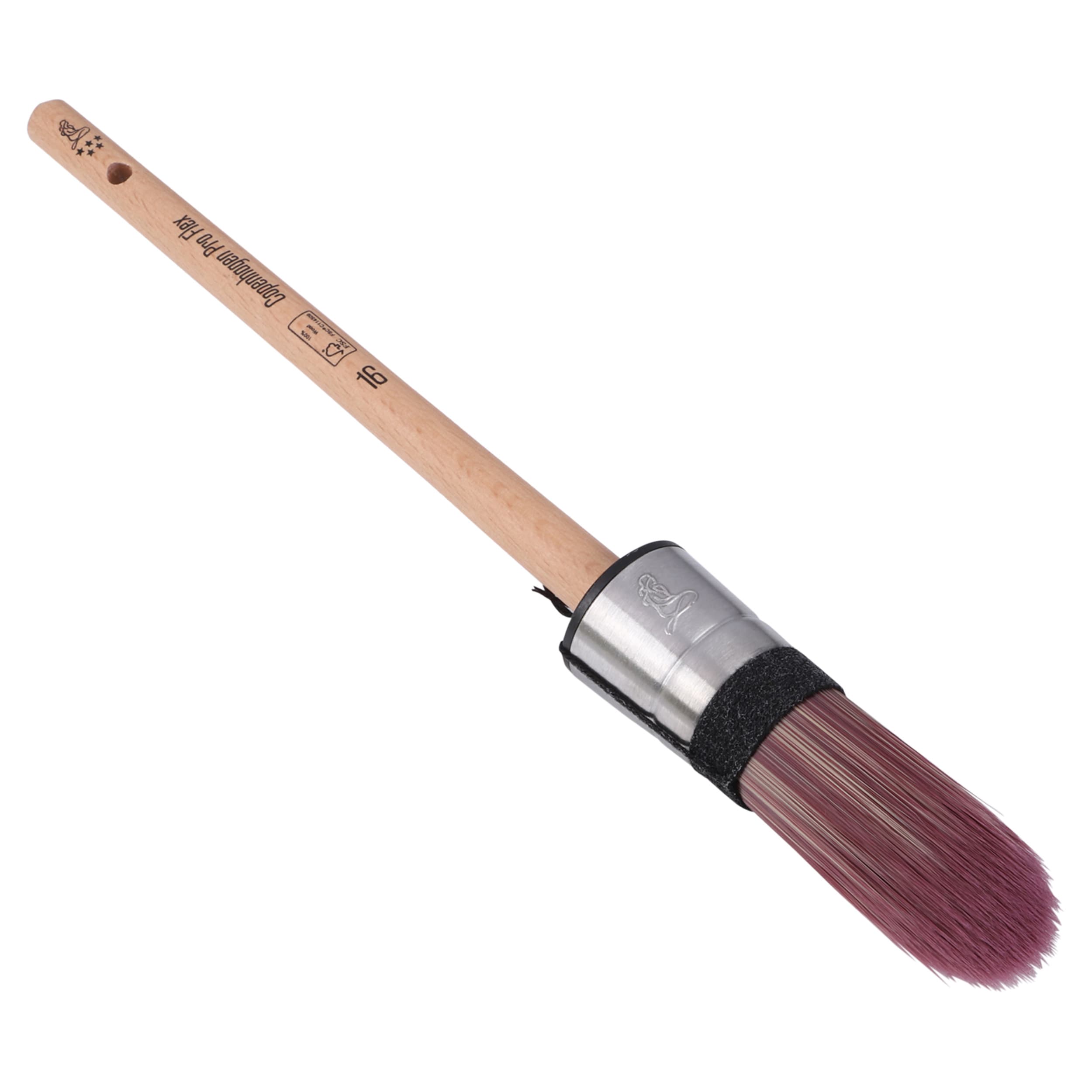 Product afbeelding voor Copenhagen Pro Flex Patentpuntkwast 16 Synthetisch Haar Kwaliteit V FSC 100%