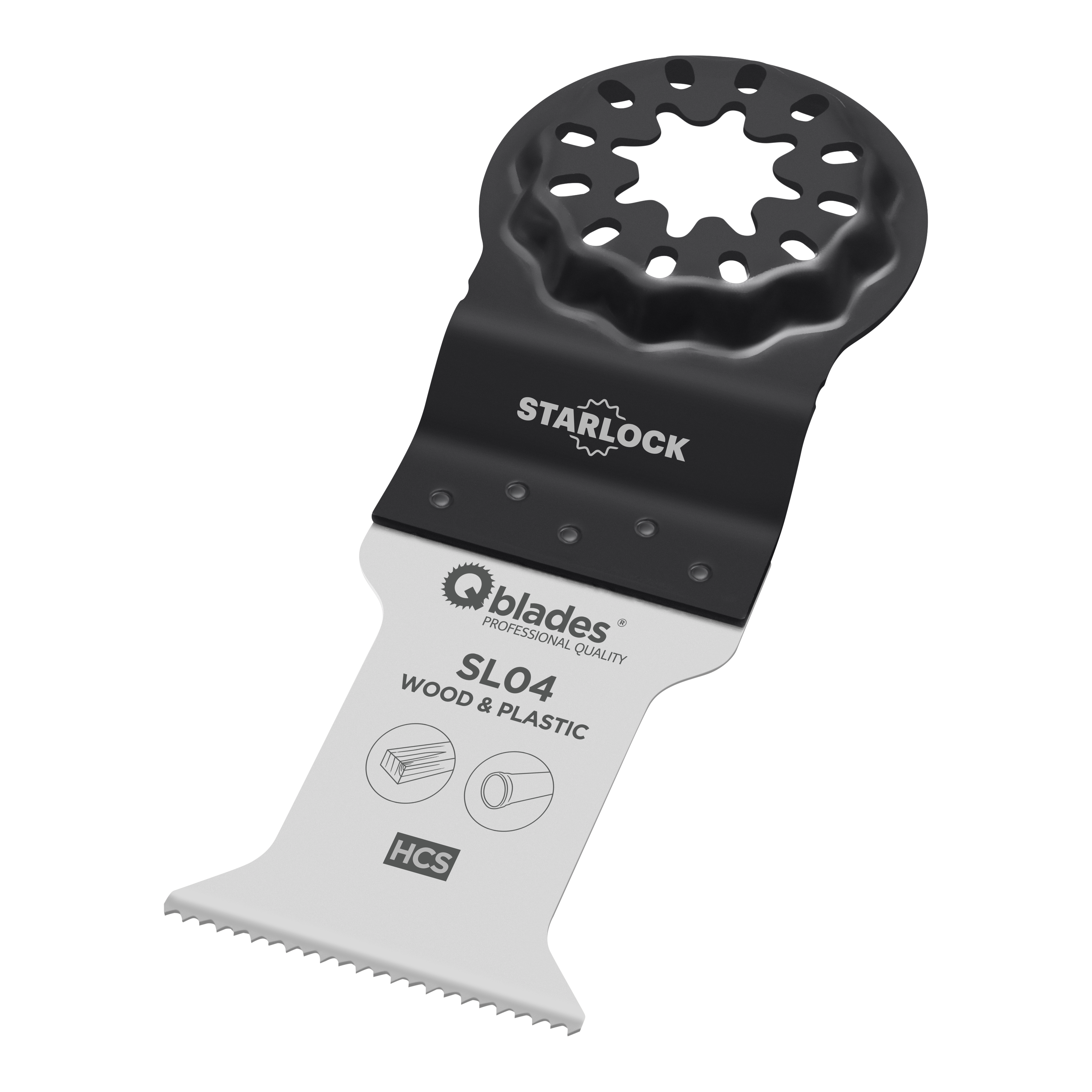 Qblades Multitoolzaagblad Standaard SL04 35x50mm HCS 1st