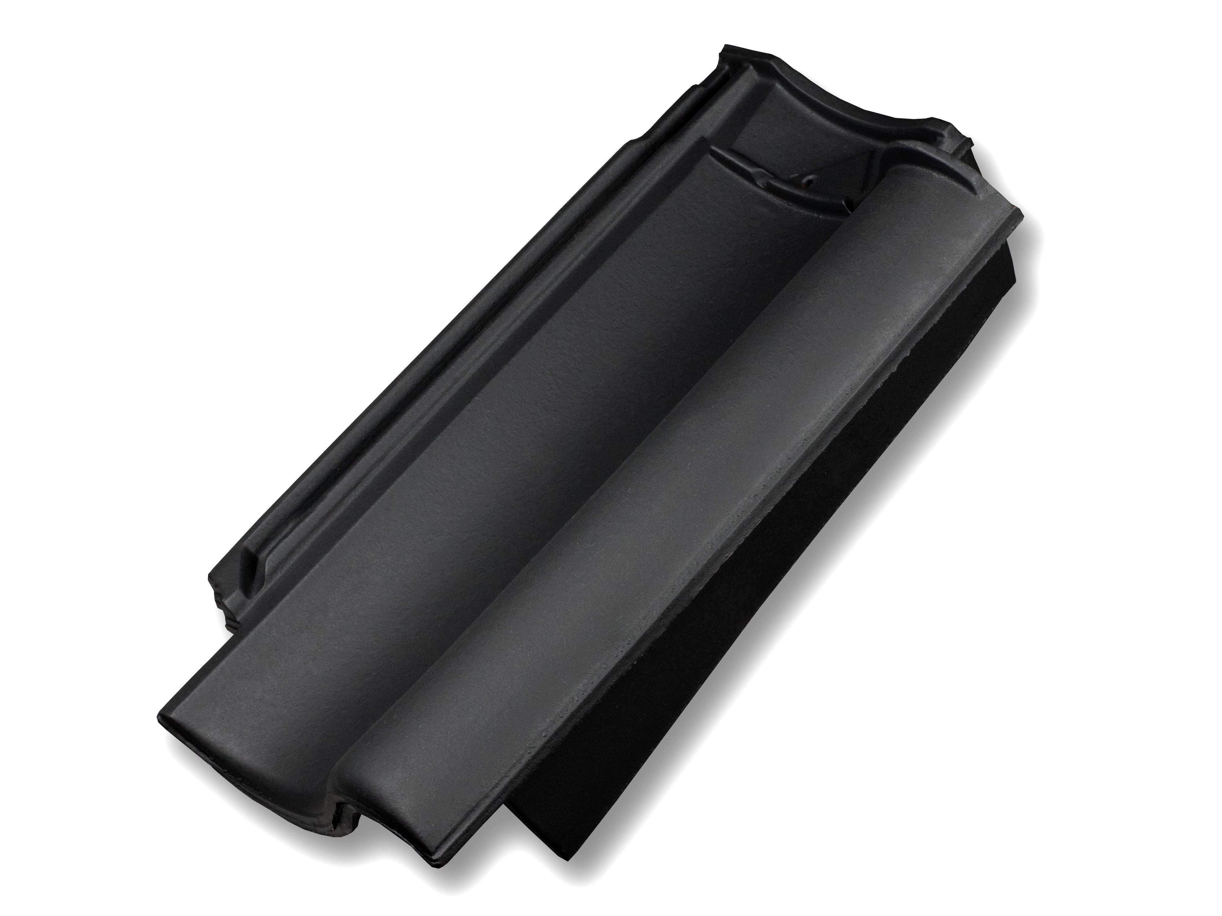 Nelskamp H-10 Gevelpan Rechts Nederlands Model Matzwart Engobe 671