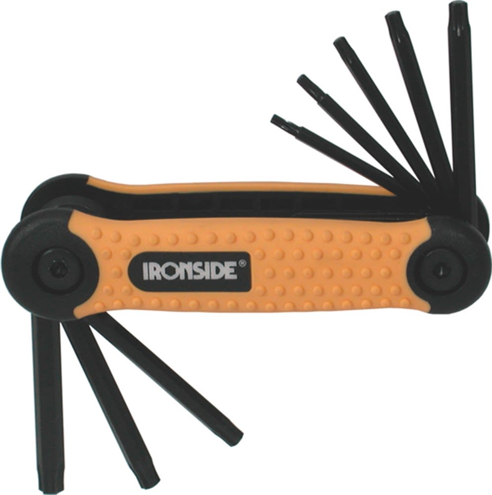 Ironside Inbussleutelset TX9-TX40 8-delig In Houder Inklapbaar