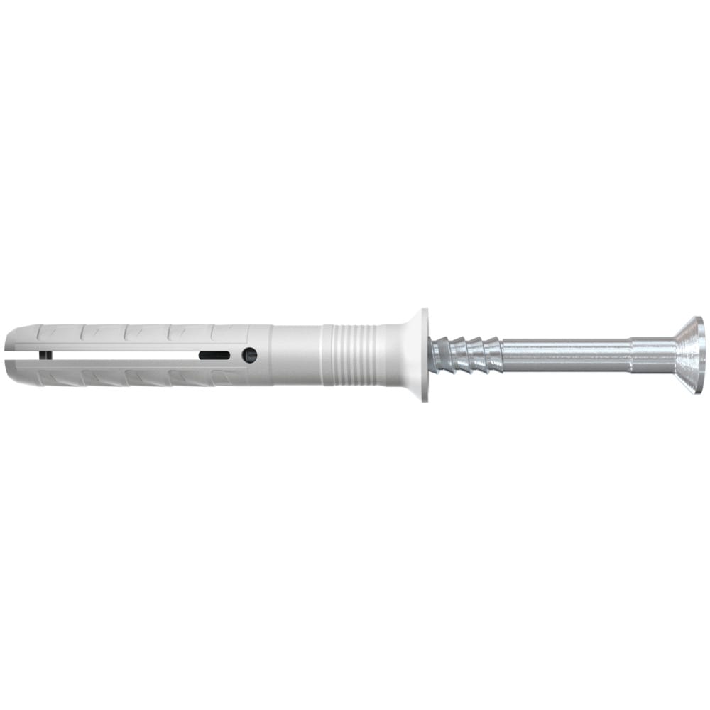 Fischer Nagelplug N-S 6x60mm Verzonken kop Nylon Elektrolytisch Verzinkt 50st 50355