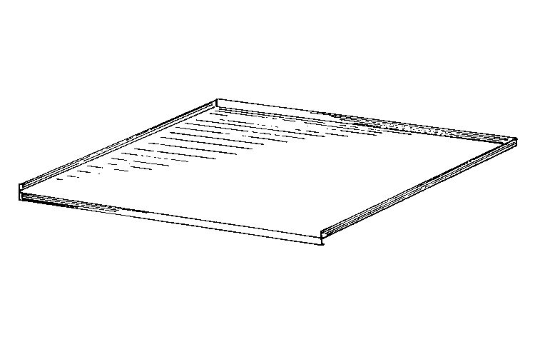 Product afbeelding voor Bruynzeel Aluminium Bodemplaat 90cm Voor Gootsteenkast Met 1x Gebogen Voorzijde En Rubber Aansluitstrip FSC Mix Credit