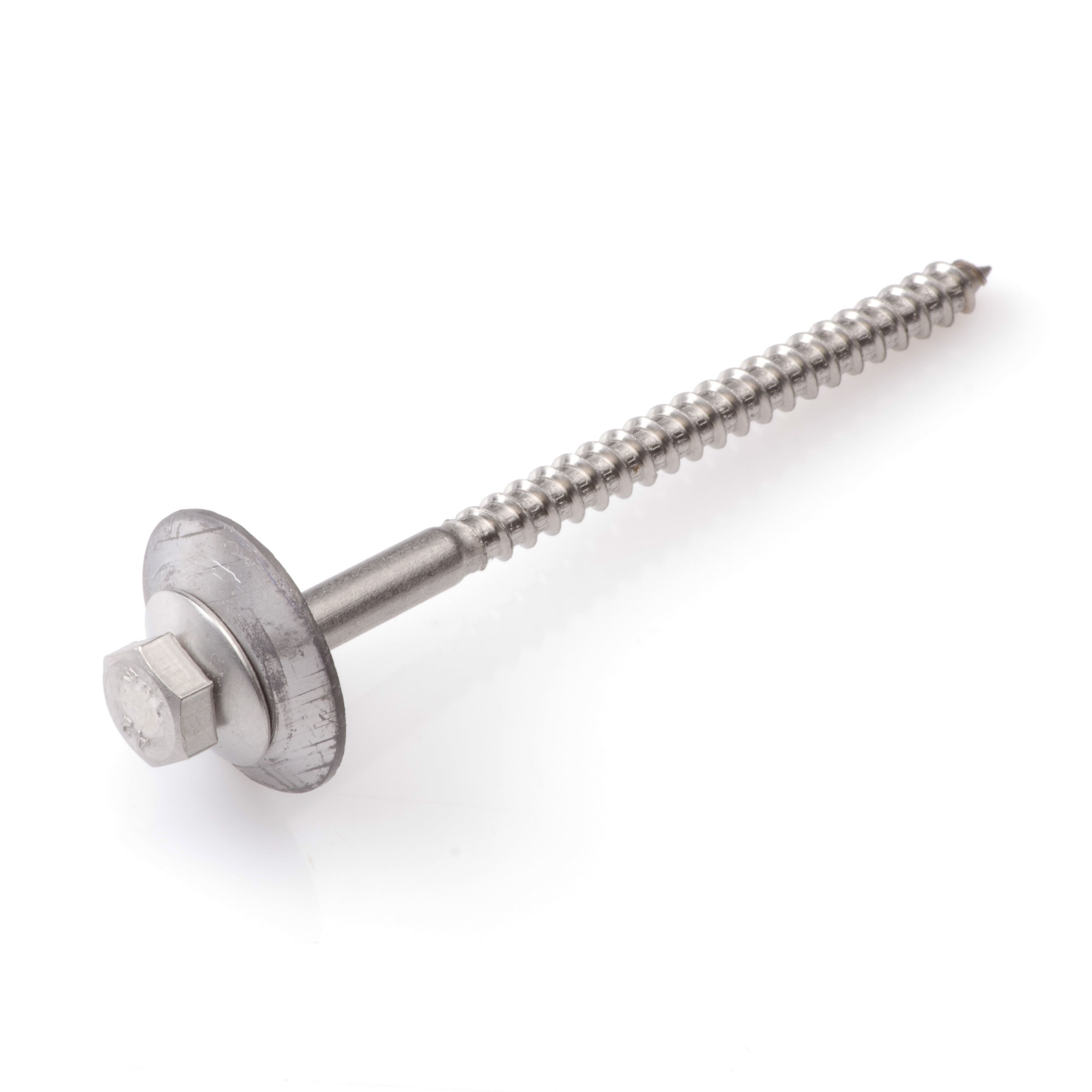 Golfplaatbout 7x150mm Zeskantkop H3s SW-12 DIN571 RVS A2 100st