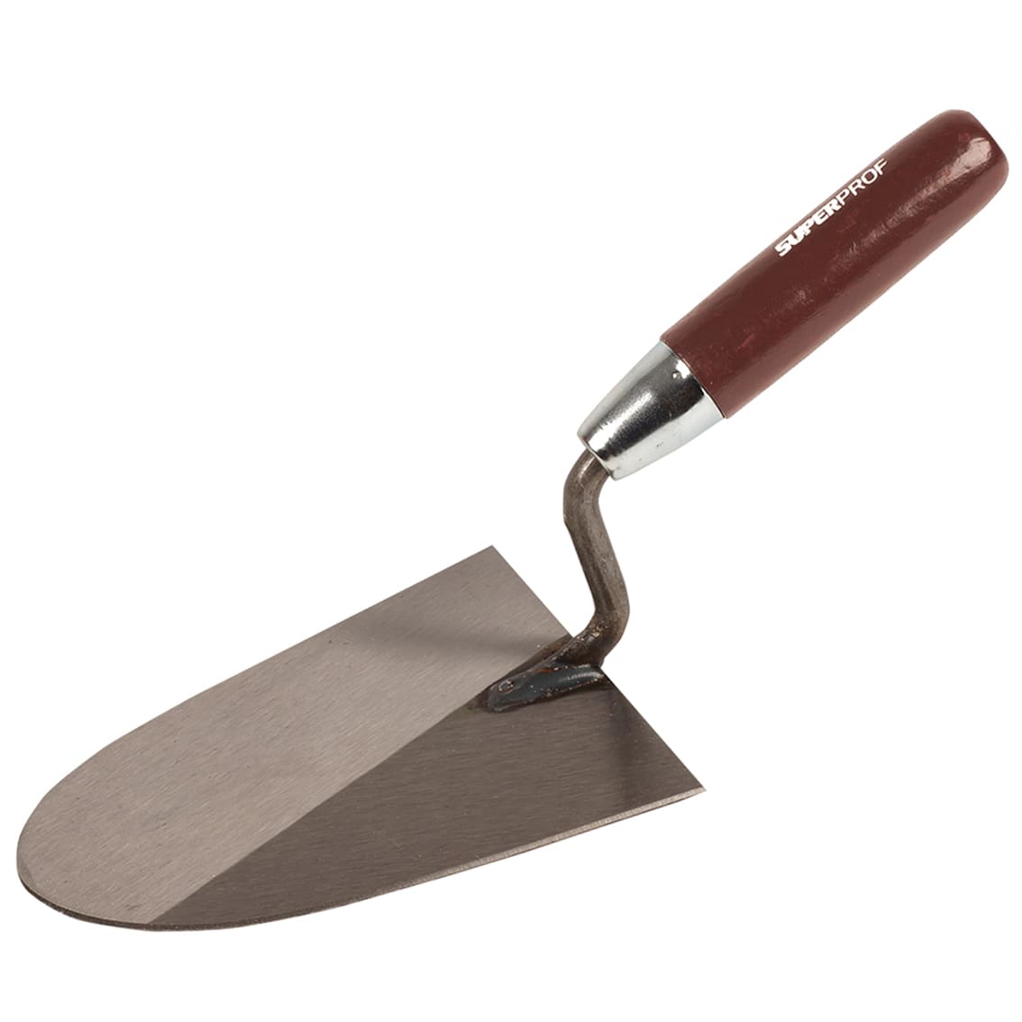 Super Prof Metseltroffel Links 180mm RVS Met Houten Handgreep