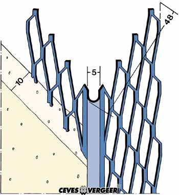 Hoekbeschermer 7476 300cm 10mm RVS