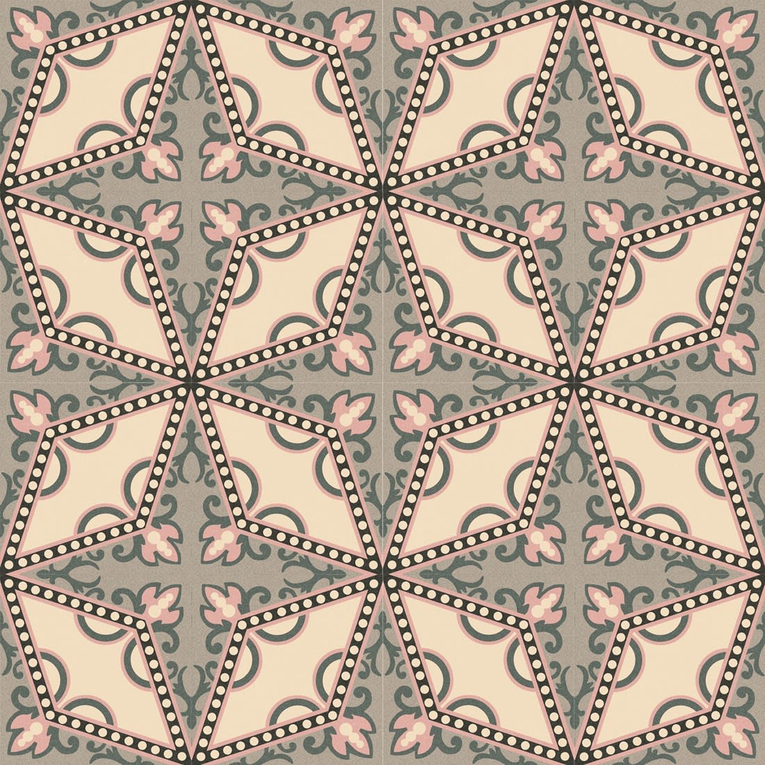 Product afbeelding voor Decortegel Bel Histoire Agathe 15x15cm 8mm Mat Gerectificeerd R10